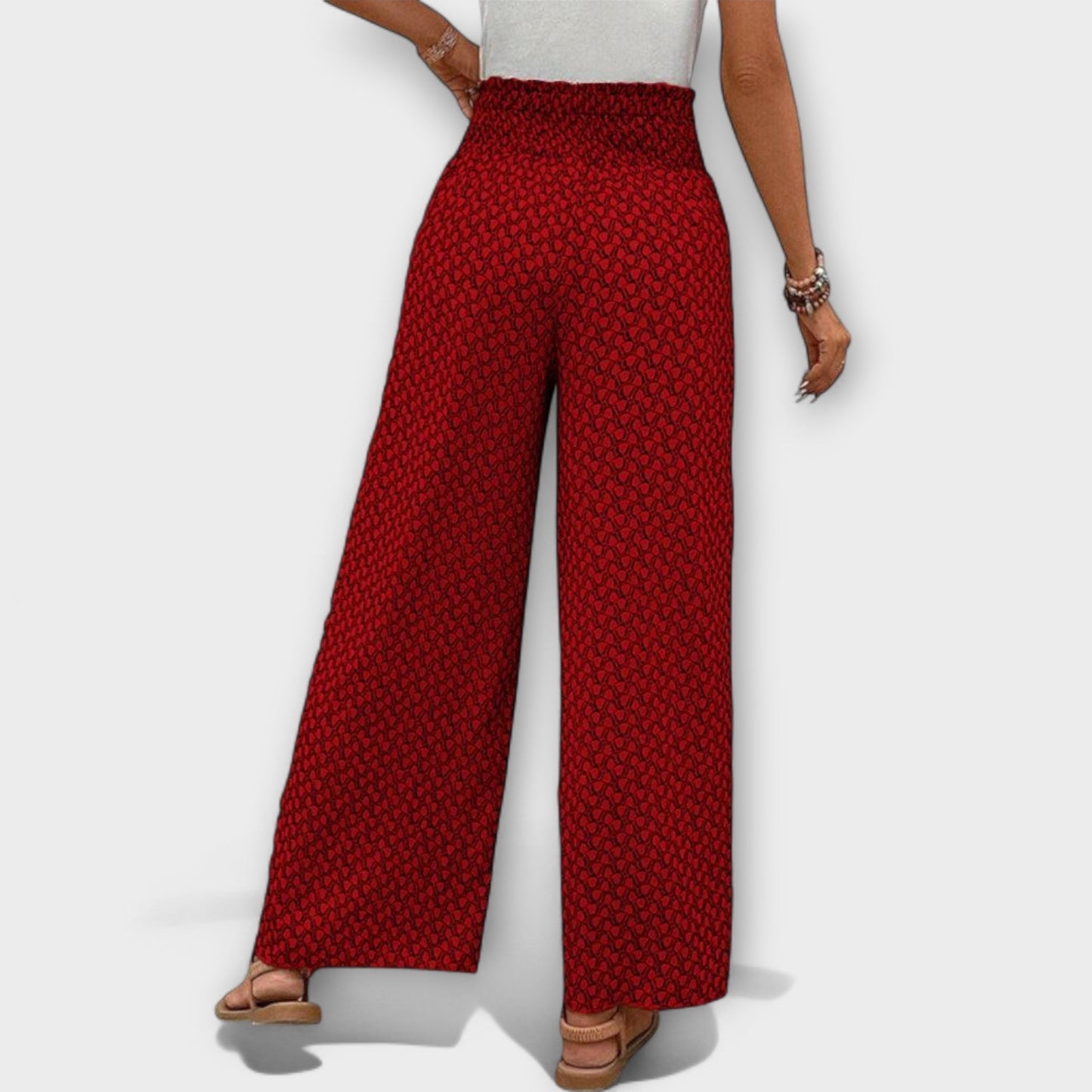 MAELLE | Flowy High-Waist Palazzo Pants