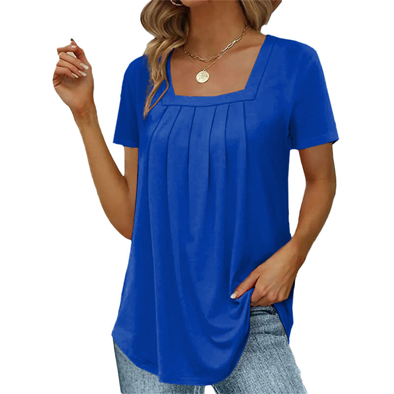 Eliette | Pleated Summer Blouse