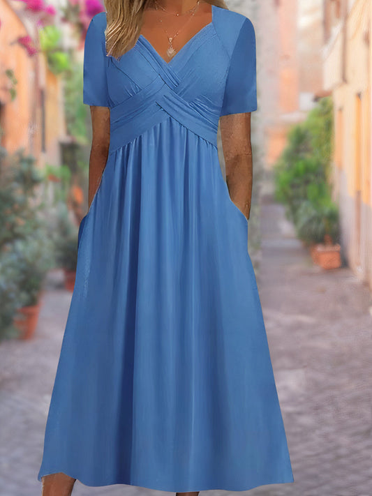 Aitana | Comfortable V-Neck Dress