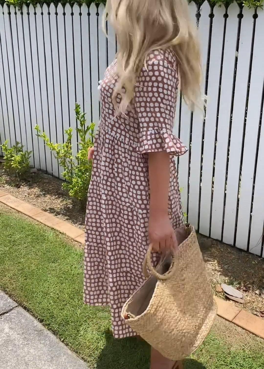LYNDEN | Breezy Midi Dress with Everyday Elegance