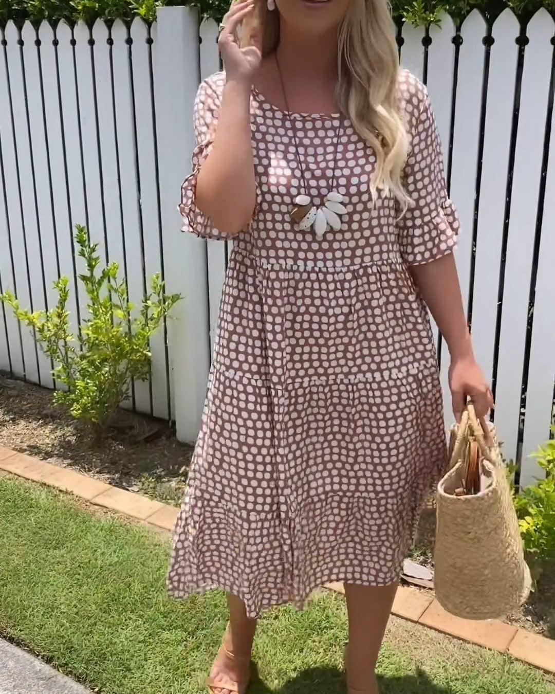 LYNDEN | Breezy Midi Dress with Everyday Elegance