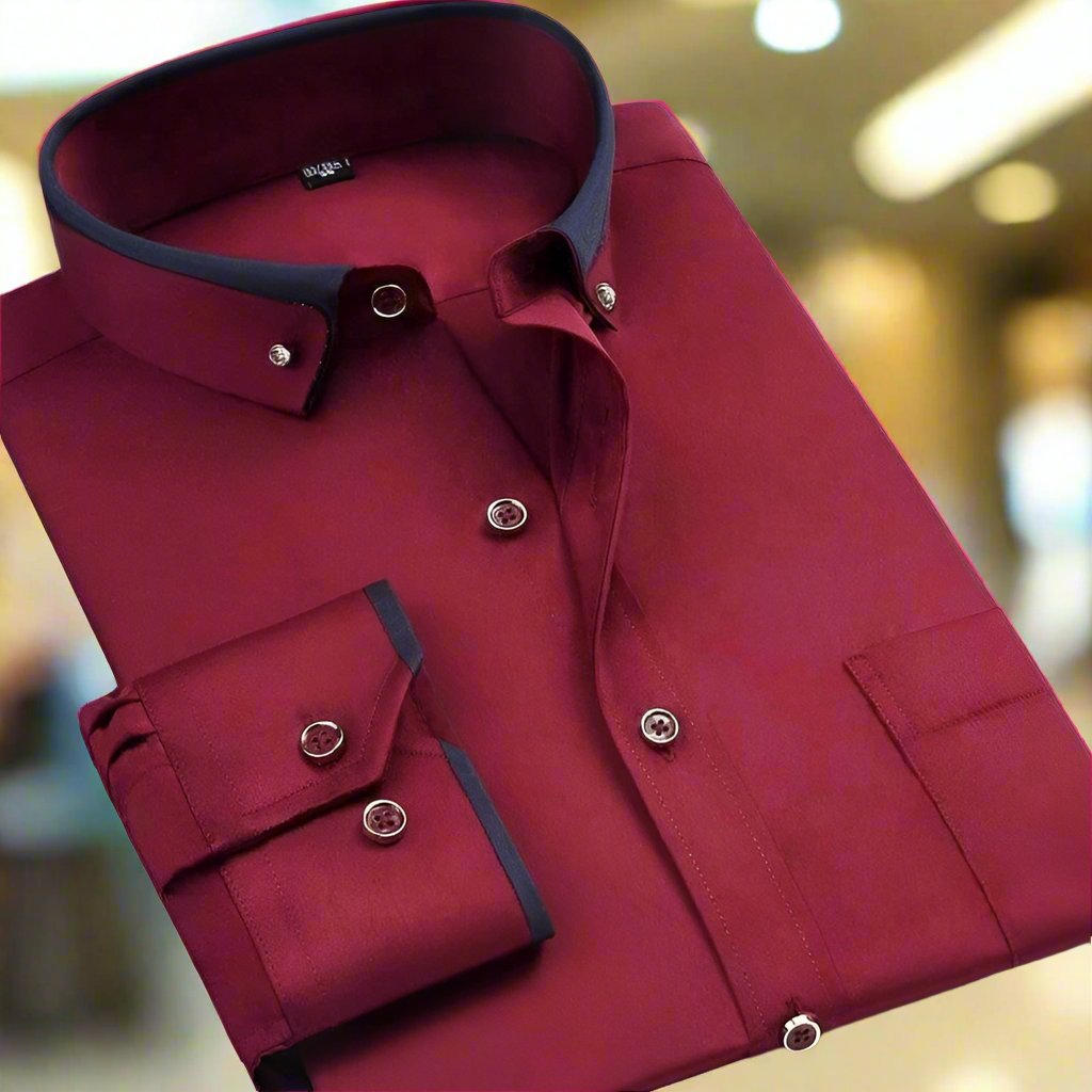 MELVIN | Classic Long-Sleeve Shirt