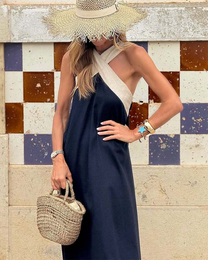 Silvina | Cross Neck Dress