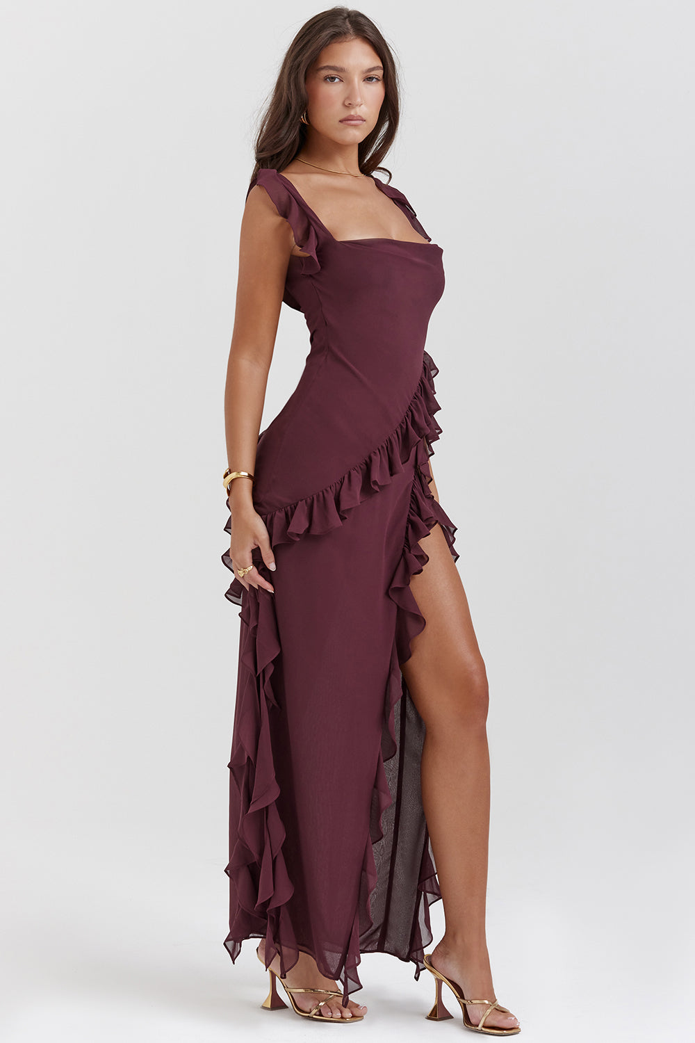 Prisella | Dazzling Ruffled Dress