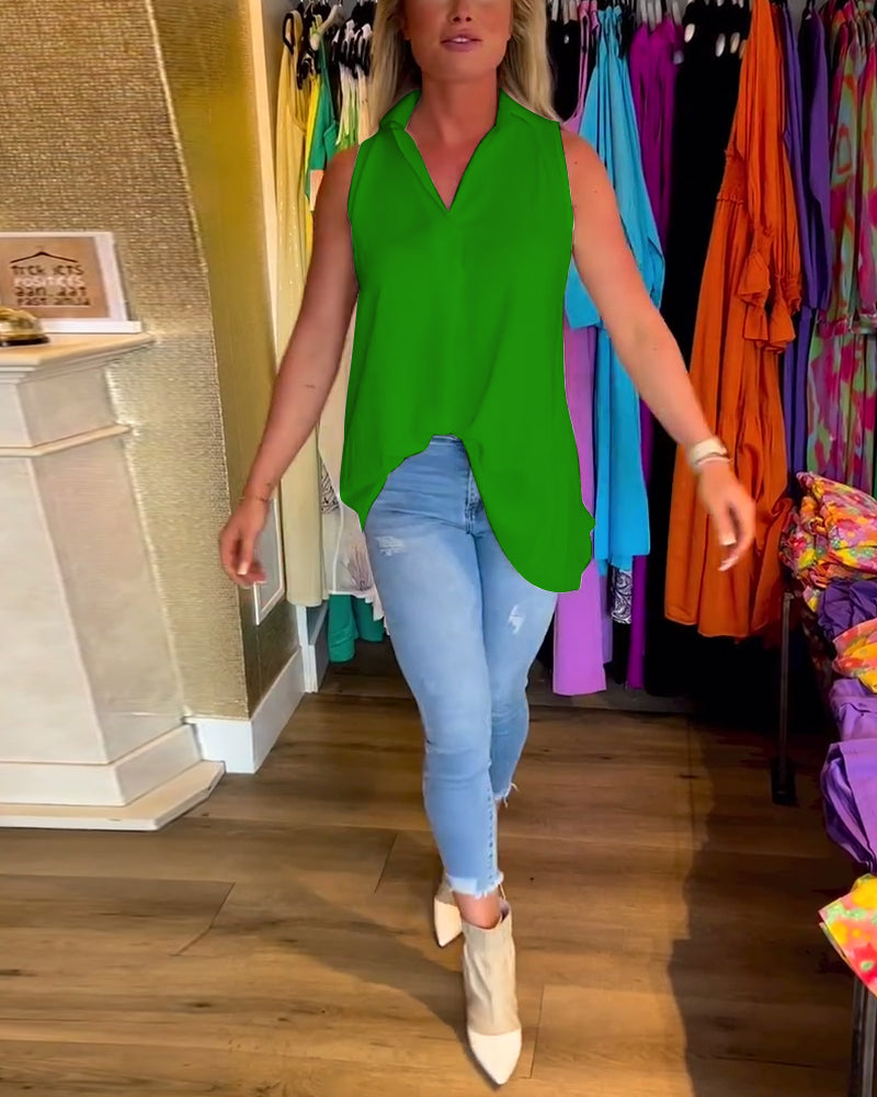 Avni | Chic Sleeveless Blouse