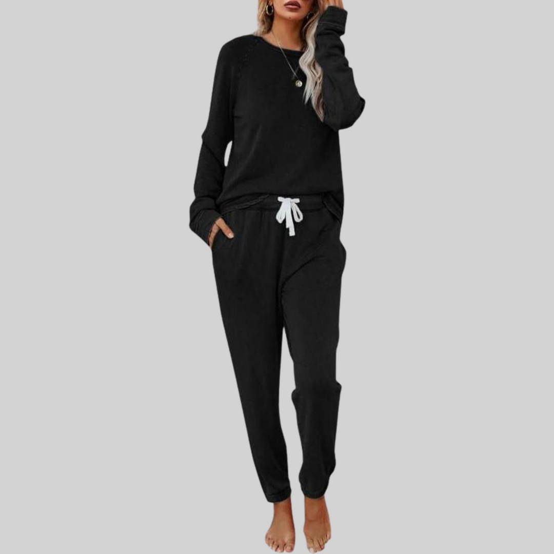 MADELYN | Casual Long Sleeve & Joggers Set