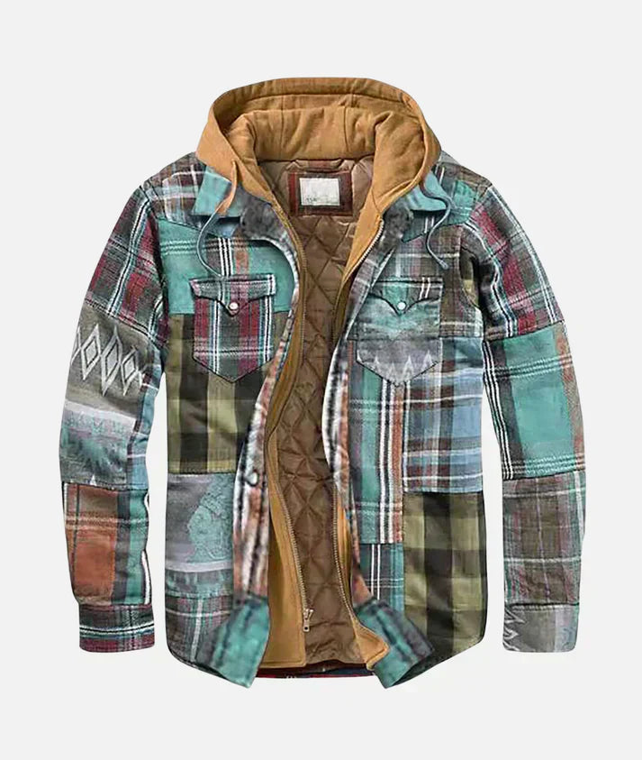 DARIUS | Classic Patchwork Plaid Jacket