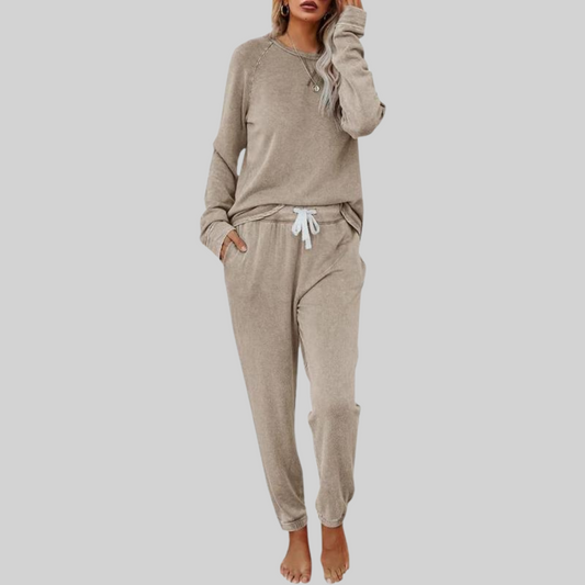 MADELYN | Casual Long Sleeve & Joggers Set