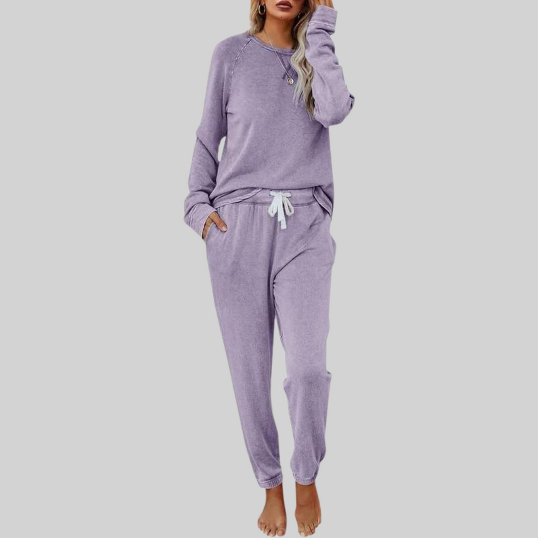MADELYN | Casual Long Sleeve & Joggers Set