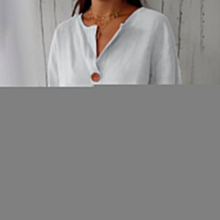 LYNTON | Lightweight Linen-Inspired Summer Blouse