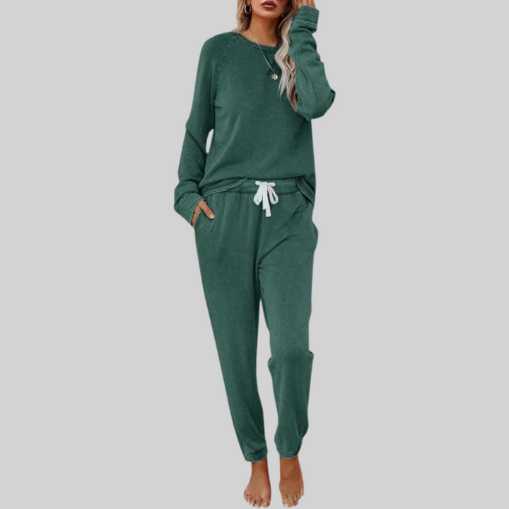 MADELYN | Casual Long Sleeve & Joggers Set