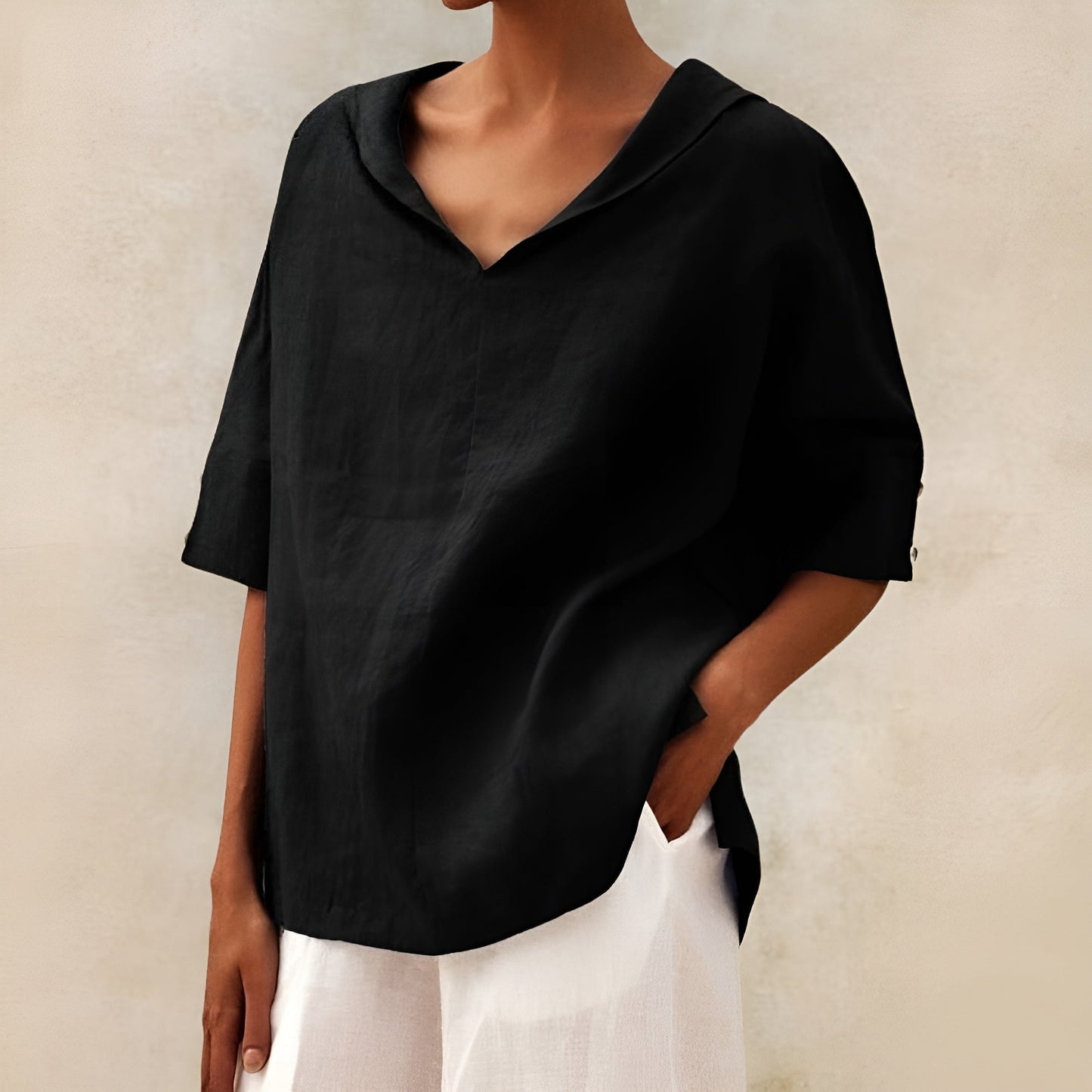 Lyndzi | Linen Blouse