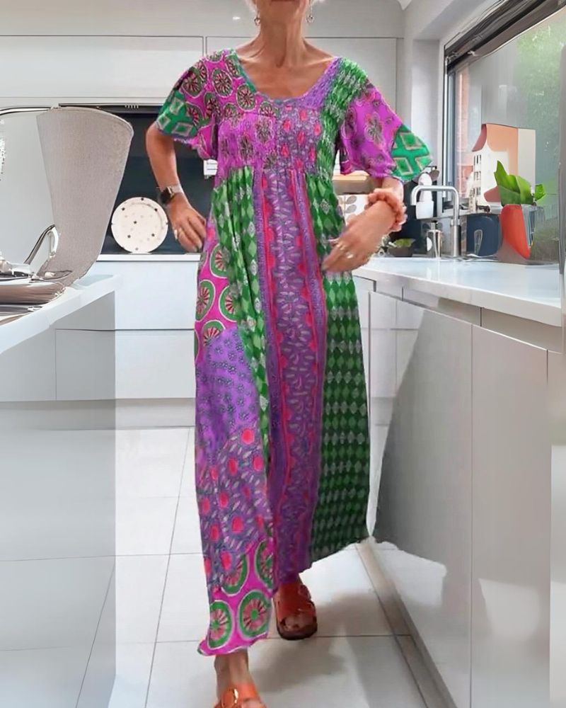 Marella | Colorful Bohemian Dress