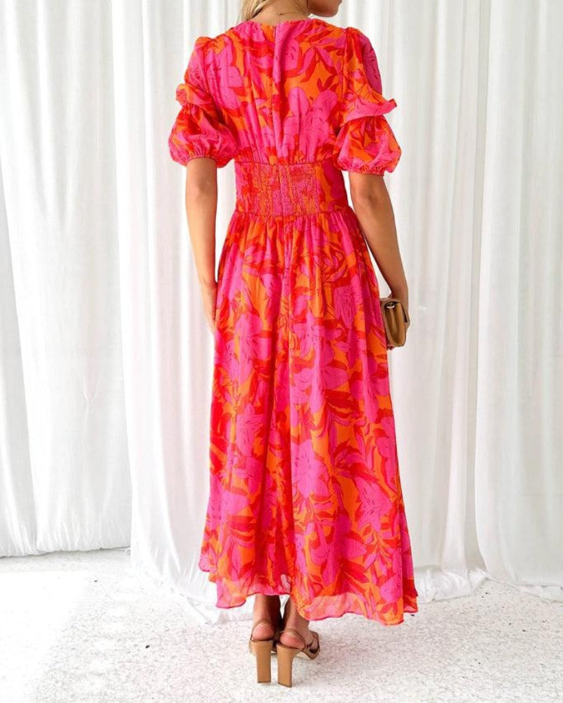 NAIA | Ombre Maxi Dress with Flowing Elegance