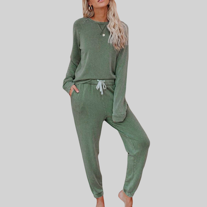 MADELYN | Casual Long Sleeve & Joggers Set