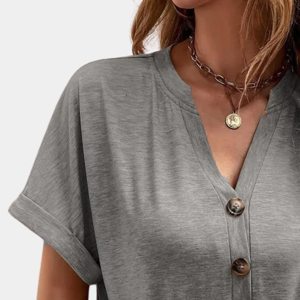 Reapi | Airy Summer V-Neck Top