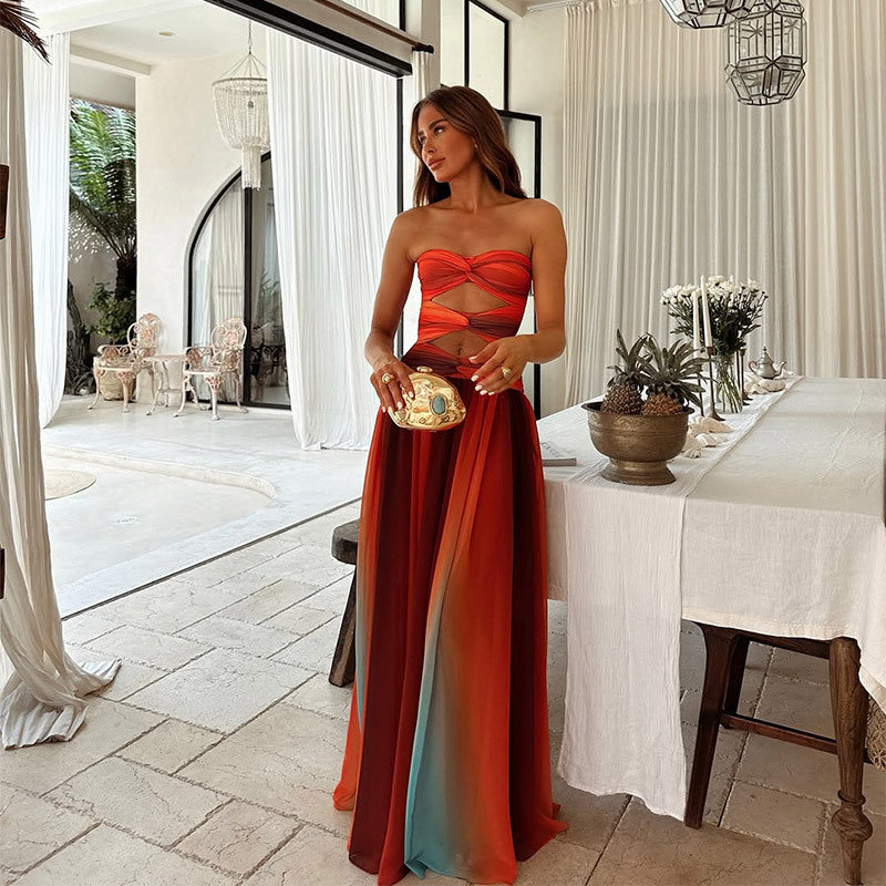 Lizeth | Strapless Maxi Dress