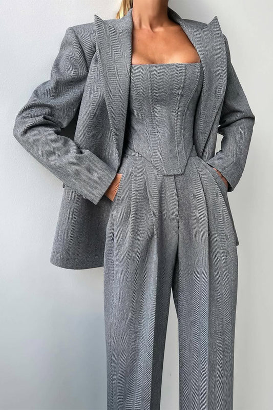 Dolce | Sophisticated Three-piece Tailored Suit