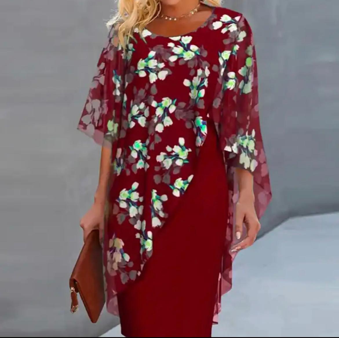 Valeraine | Floral Sheer Dress
