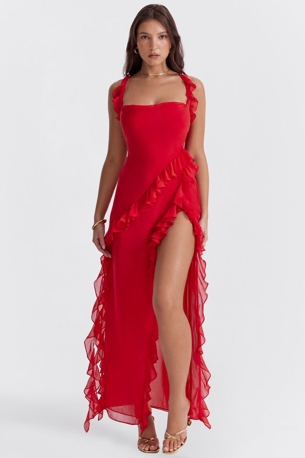 Prisella | Dazzling Ruffled Dress