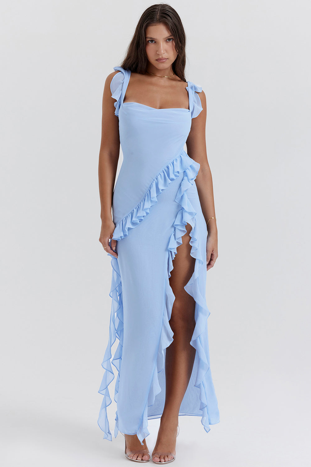 Prisella | Dazzling Ruffled Dress