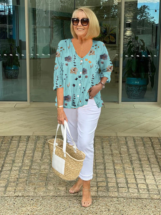 Elora | Floral Blouse