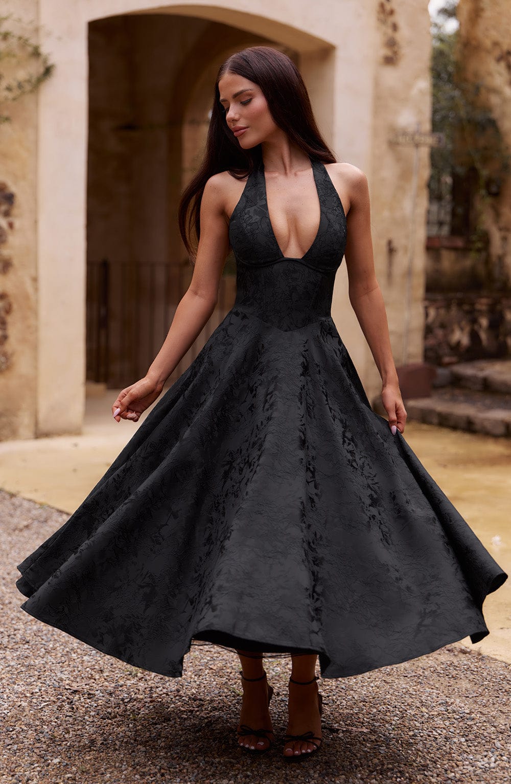 Crystal | Romantic Midi Dress