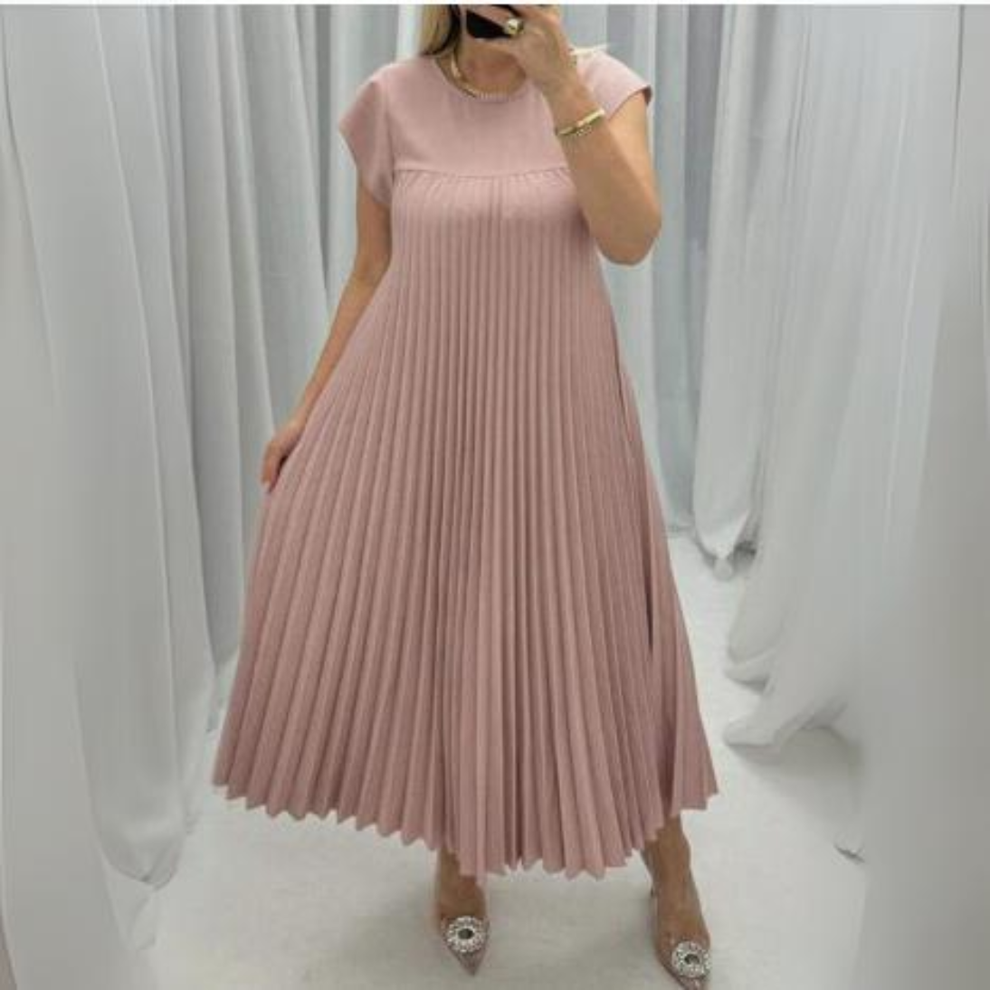 Dhane | Light And Fresh Pleated Dress