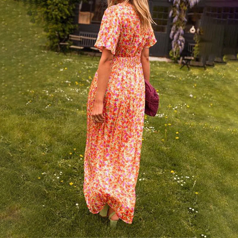 Cienna | Elegant V-Neck Dress