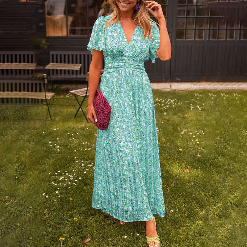 Cienna | Elegant V-Neck Dress